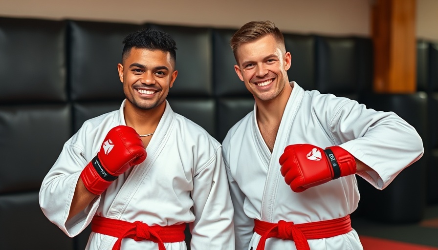 Martial arts students in Gurnee smiling confidently in studio.