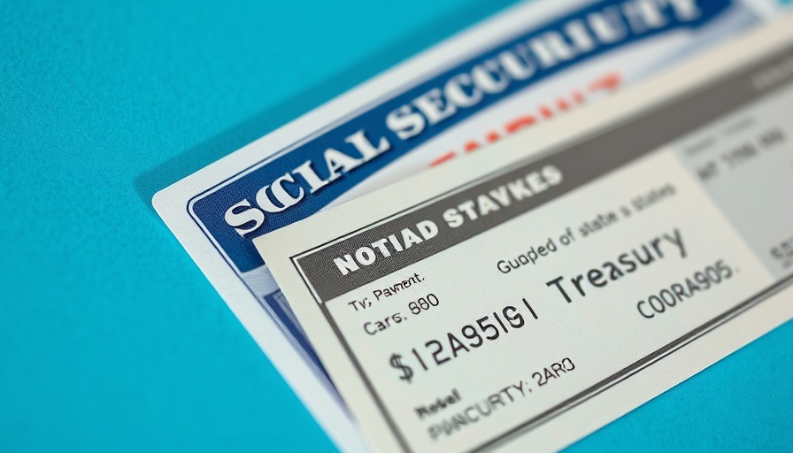 Social Security card and U.S. Treasury check, financial concept for Social Security payment schedule August 2025.