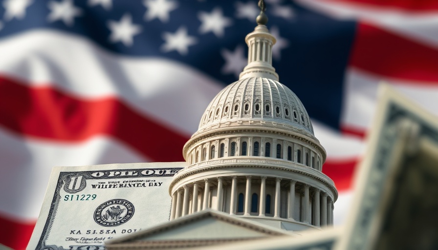 US Capitol and money symbolizing Medicare Advantage plan comparisons.