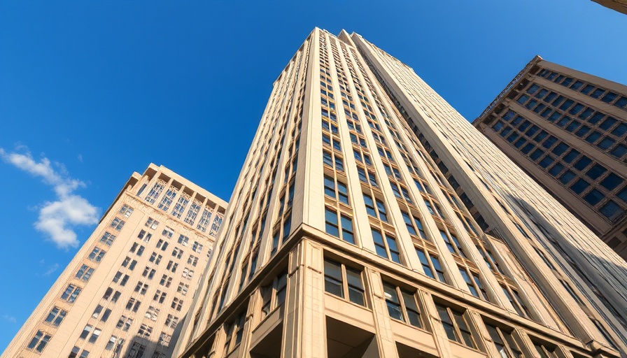Tall building representing elderly care funding options.