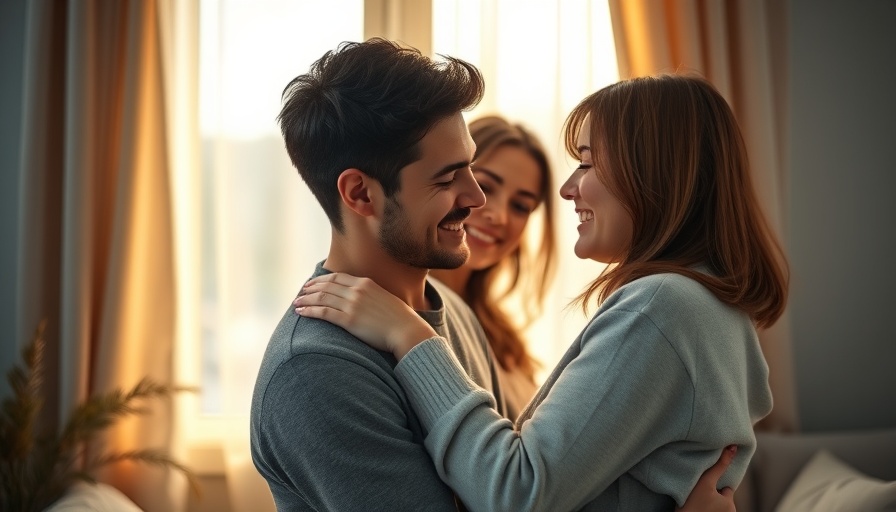 Affectionate couple embracing subtly in a cozy room, subtle signs of codependency in relationships.