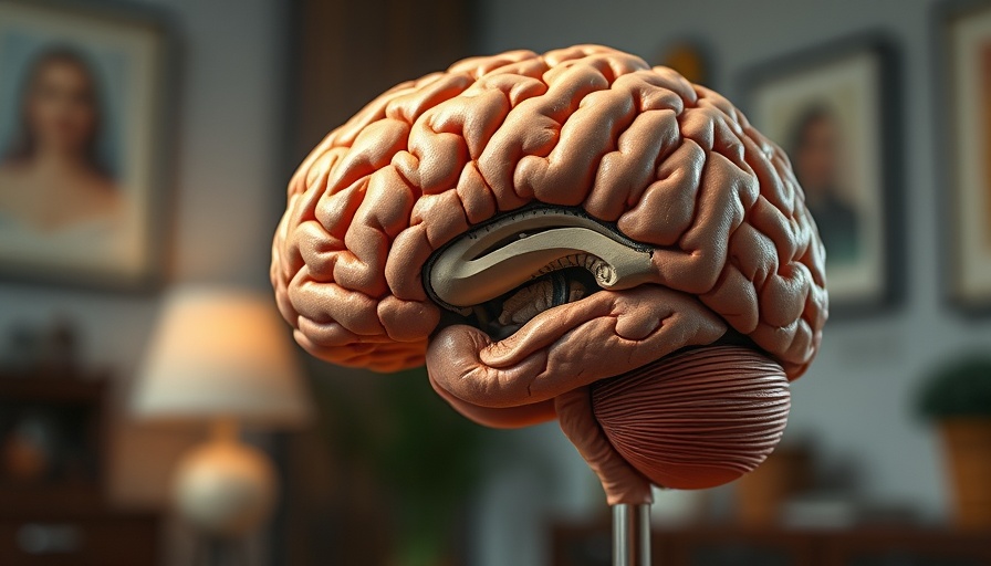 Anatomical model illustrating Alzheimer's and Parkinson's research advancements