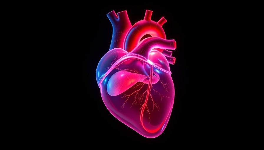 Realistic heart model illustrating cardiovascular risks, emphasizing women's wellness in Muskegon.