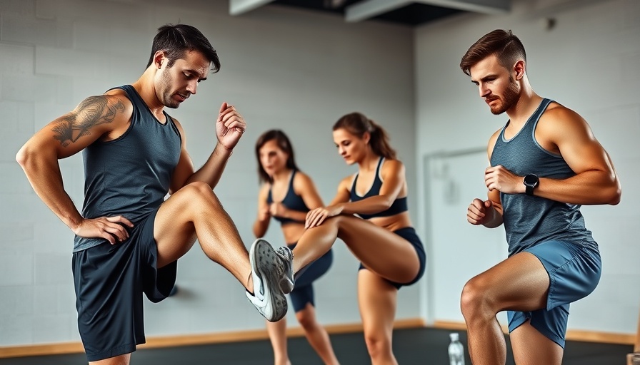 Athletes practicing injury prevention exercises in martial arts training.