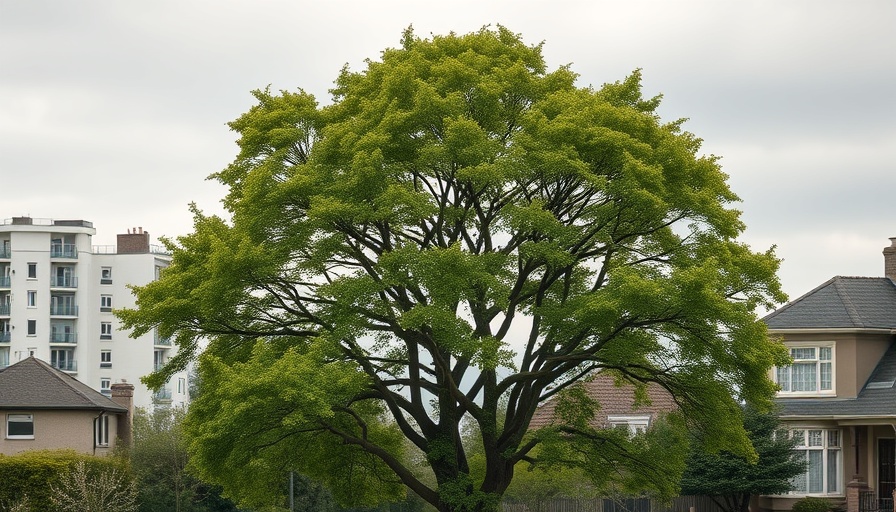 Tree Pruning Kurukshetra: Suburban tree recently pruned.
