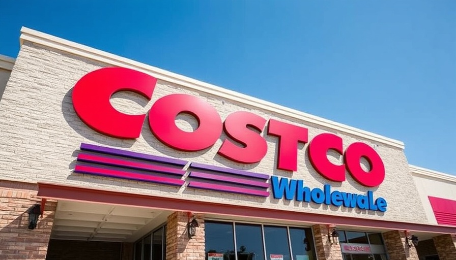 Exterior view of Costco Wholesale store.