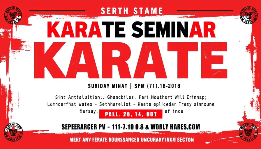 Karate Seminar in Königs Wusterhausen event poster.