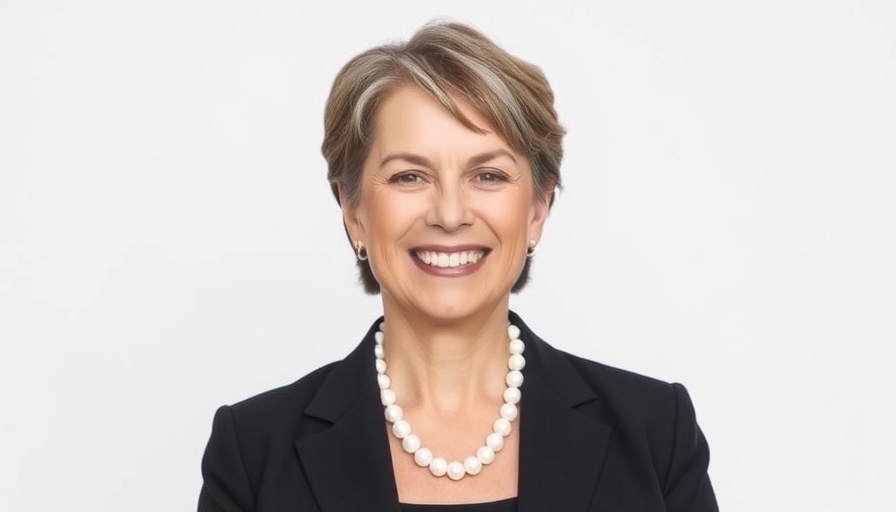 Professional woman portrait highlighting issues confronting senior citizens.