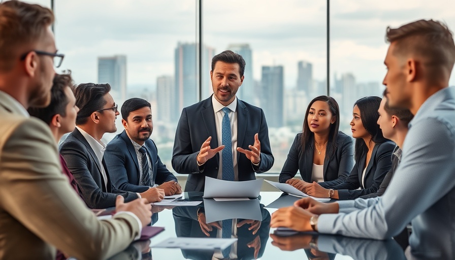 Discussing Target CEO transition at an executive meeting.