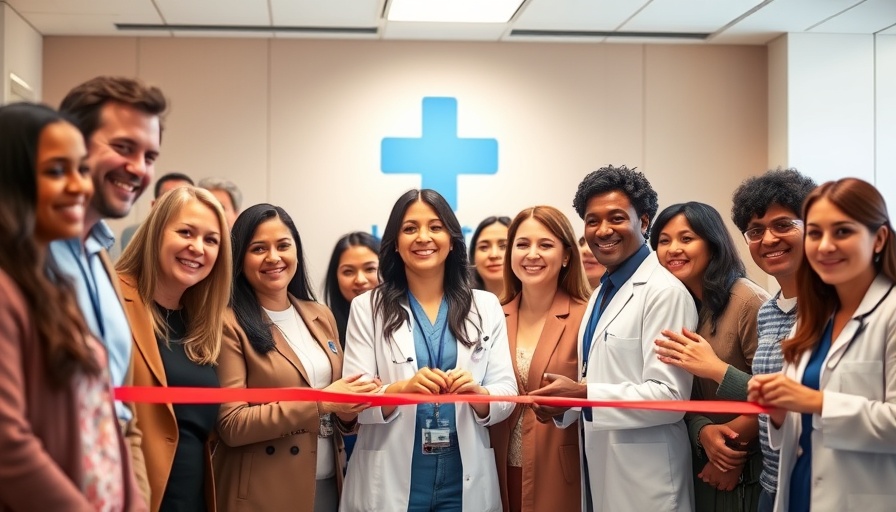 Healthcare professionals and guests at a special healthcare benefits event.