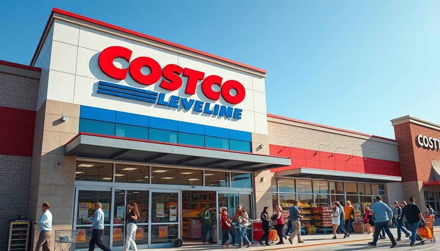 Costco storefront illustrating shopping experience, relevant to hydration needs for older men Muskegon.