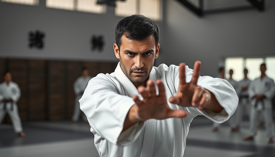 Karate practitioner demonstrating focus and skill at Karate Seminar Vohenstrauß 2025.