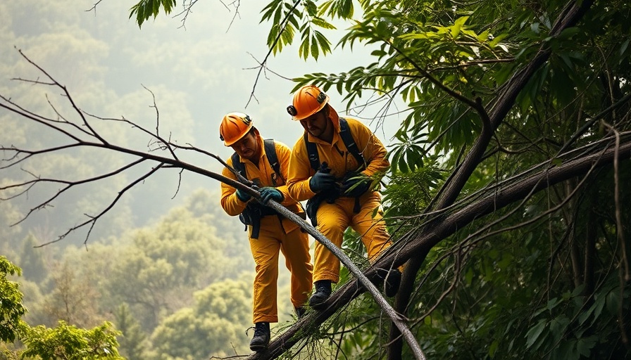 Firefighters battling Doerner Fir tree fire in dense forest.
