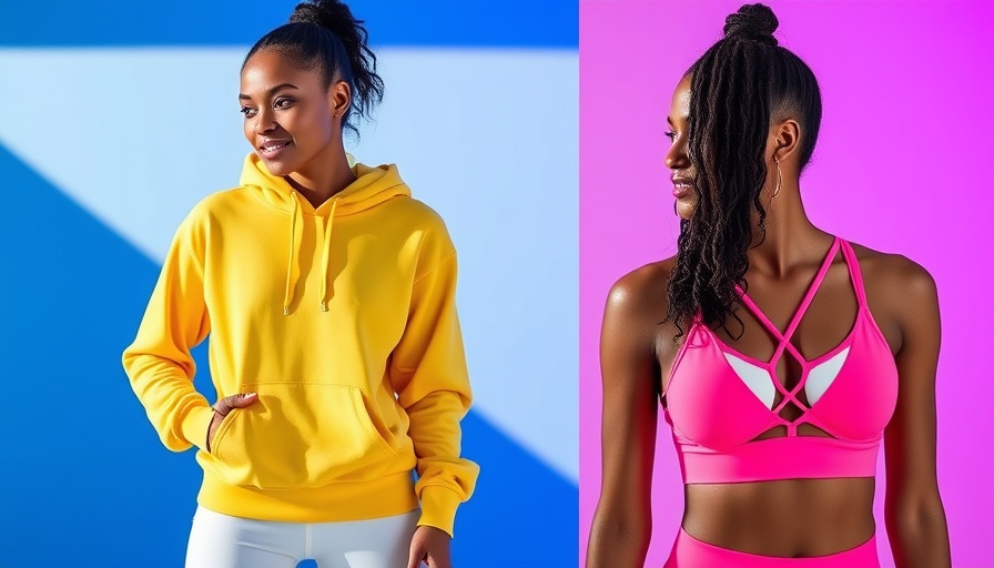 Lululemon apparel: yellow hoodie and pink sports top, 2025 style.