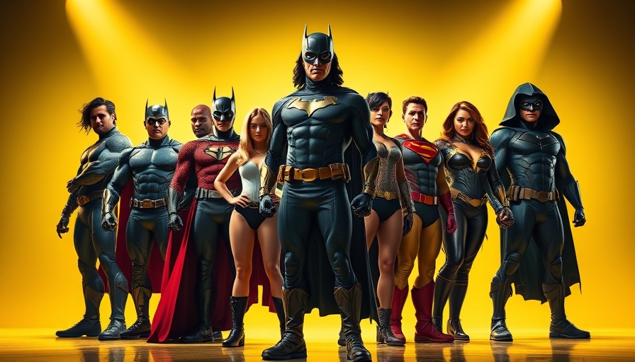 New OTT releases martial arts: Superheroes ensemble with bold background.