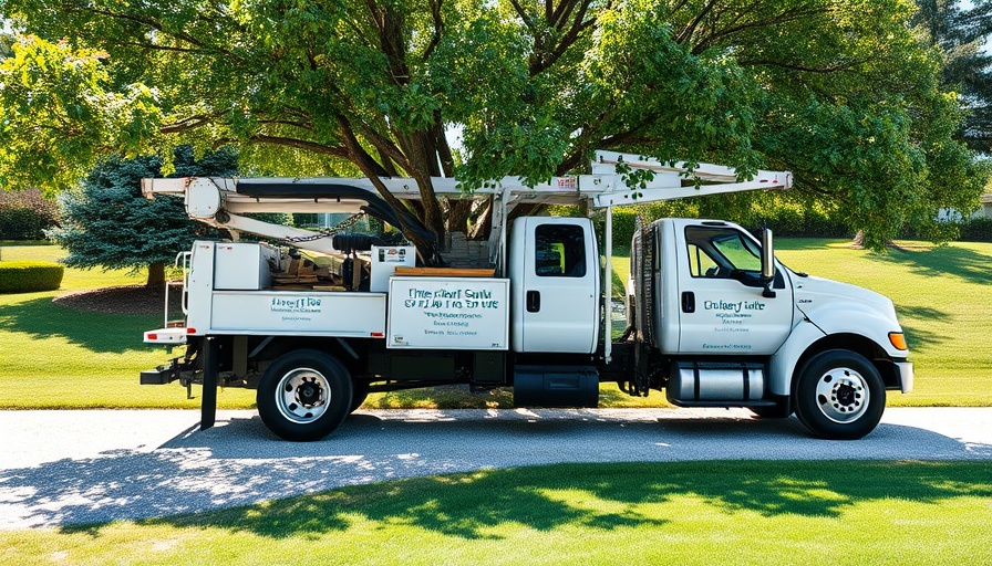 Tree service truck for safe tree care in Johnson City.