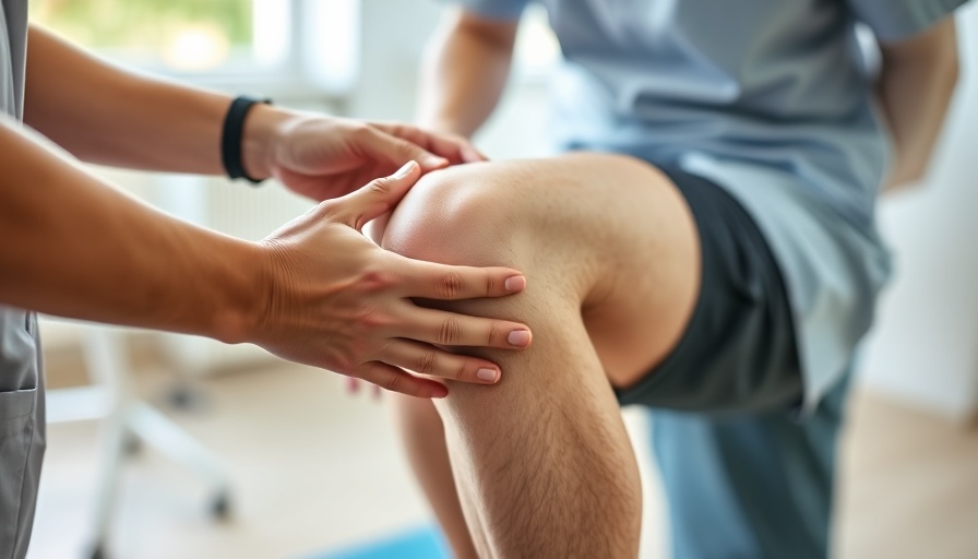 Close-up of knee examination for injury prevention in martial arts training.