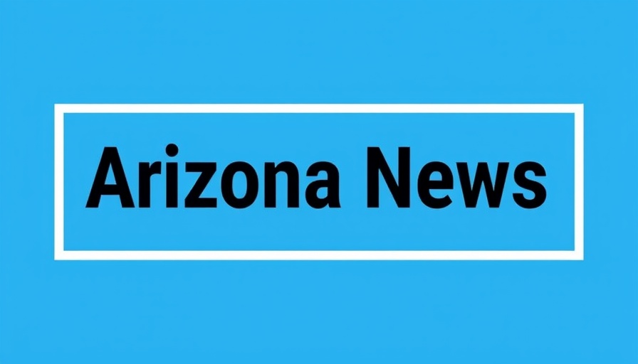 Arizona News text on blue background, autism school safety context.