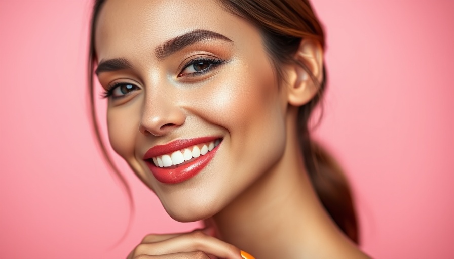 Charlotte Tilbury Airbrush Flawless Foundation bottle and woman with smooth skin