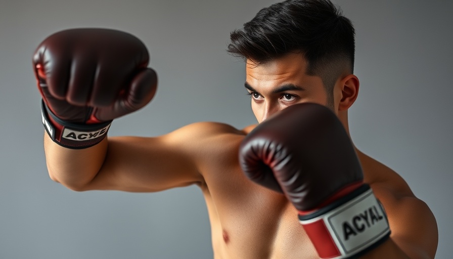 Solo Training Ideas for Martial Artists Without a Partner: Athletic male shadow boxing.