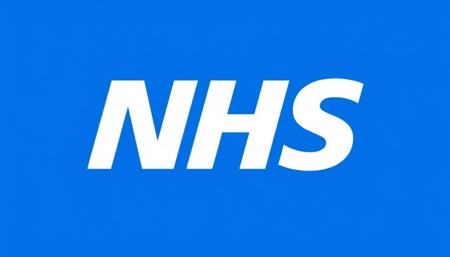 NHS England logo on a blue background.