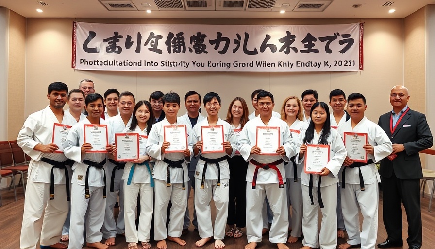 Eklavya students excel in karate, showcasing awards at event.