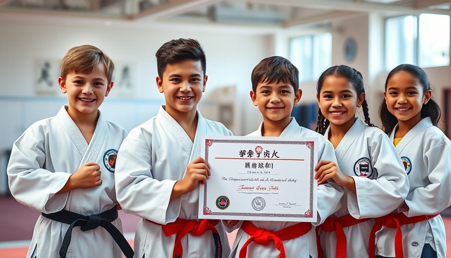 Martial arts program helps kids succeed with award-winning students.