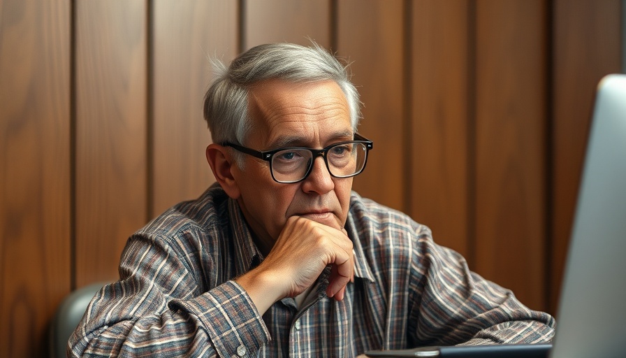 Contemplative elderly man with glasses thinking about Social Security changes.