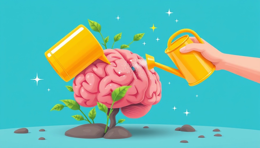 Surreal illustration of brain and plant, symbolizing neurologists habits for brain health.