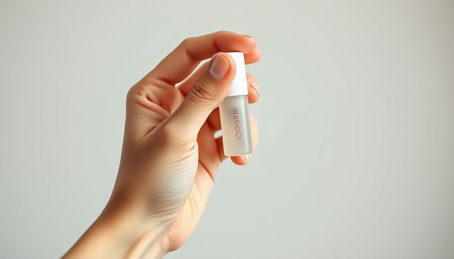 Close-up of a hand holding a vitamin diffuser, health risks context.