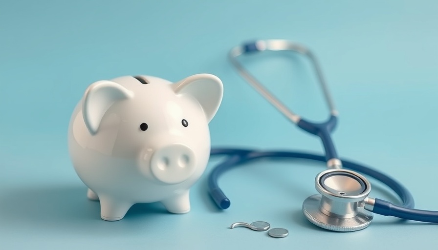 Piggy bank and stethoscope symbolizing financial health, no GST on life insurance.