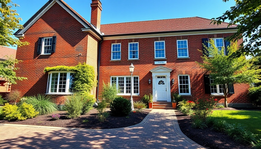 Charming brick building for retirement planning strategies.
