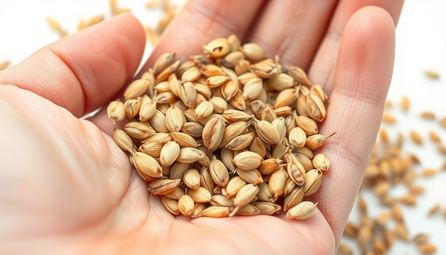 Fall Seed Collection and Storage Techniques: hand collecting dried flower seeds.