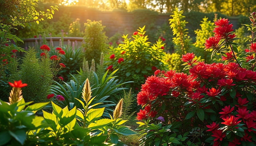 Water-smart landscaping adjustments for fall: lush autumn garden