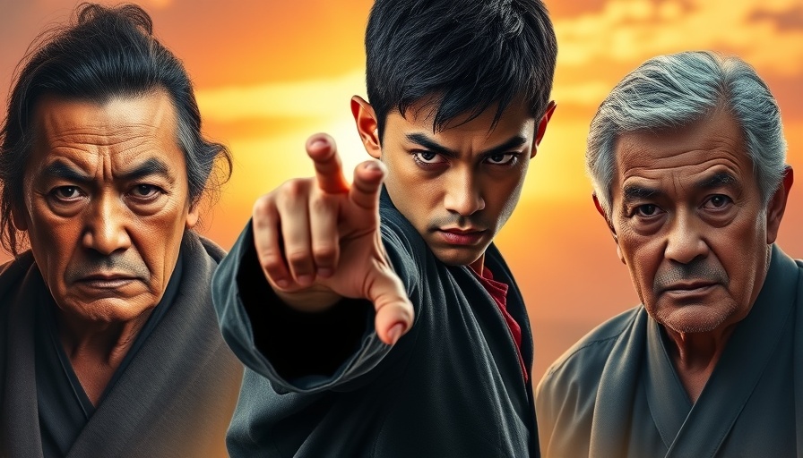 Karate Kid Legends poster with young martial artist and two older figures, Netflix streaming.