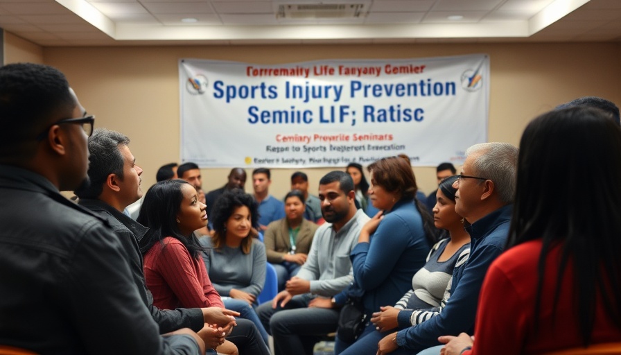 Interactive session on injury prevention in martial arts training, group seminar.