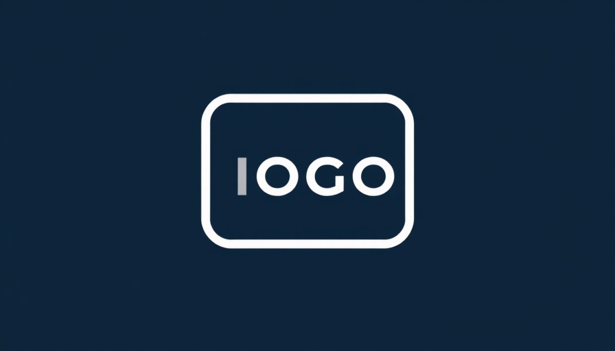 Minimalist logo design on dark background representing management oversight.