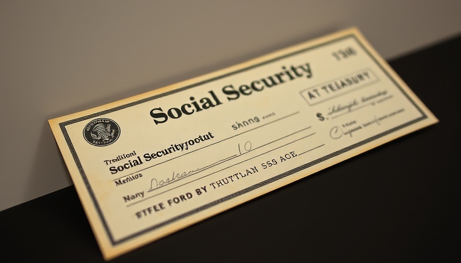 Close-up of U.S. Treasury check symbolizing electronic transition in Social Security payments.