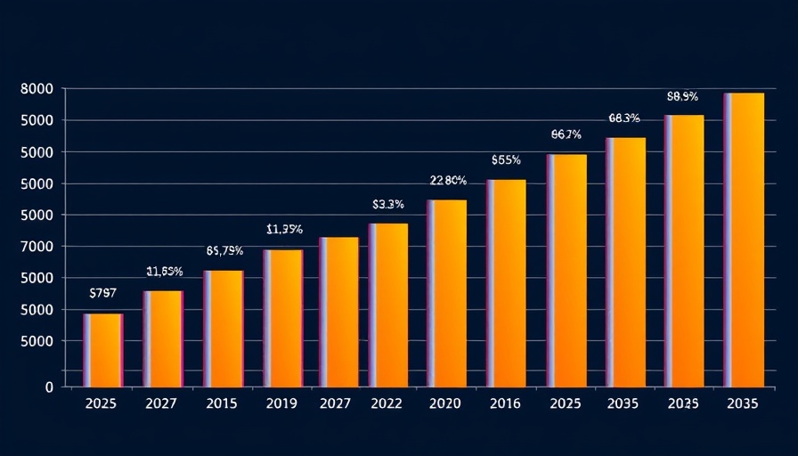 Chart showing voice biomarkers market growth from 2025 to 2035.