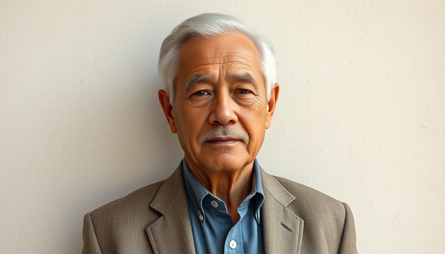 Distinguished elderly man epitomizing common knowledge in social relationships