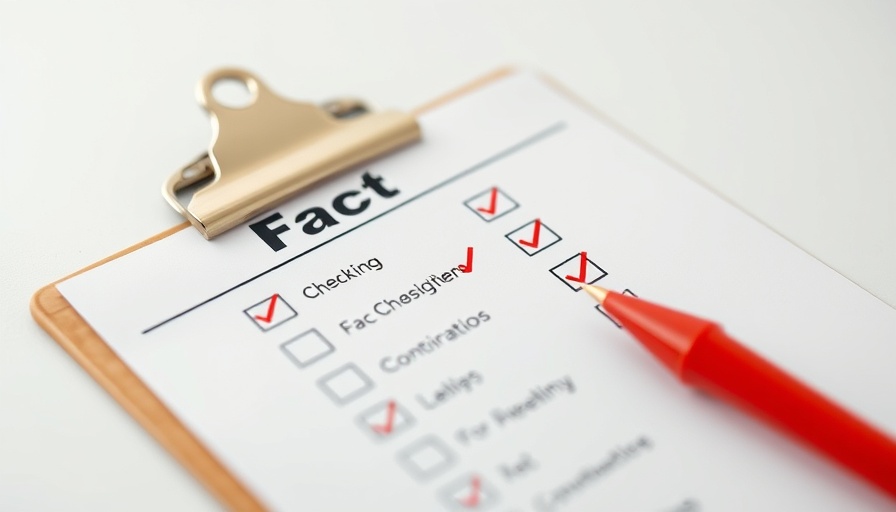Fact checking checklist with red check marks related to Medicaid coverage for immigrants.