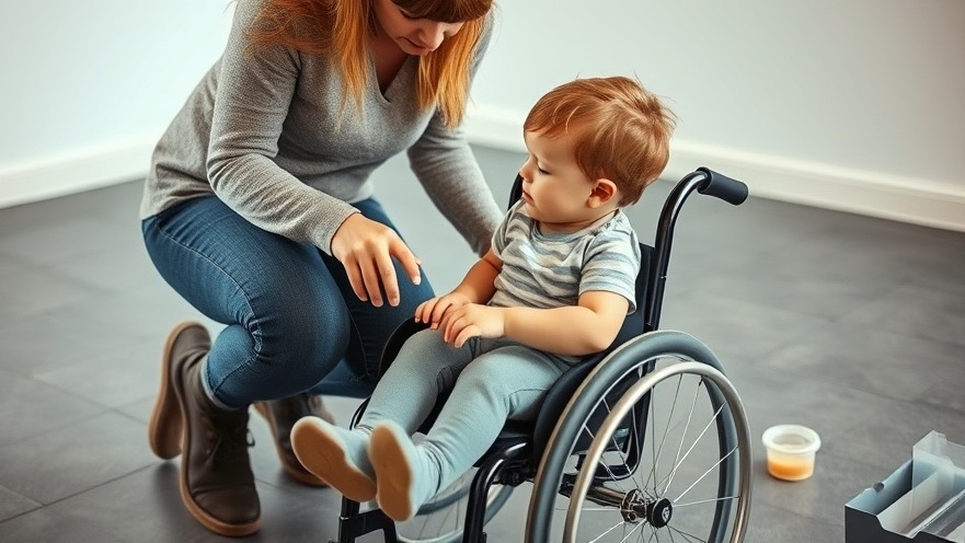 Child in wheelchair and adult share a warm moment, representing Medicaid coverage renewal in Kentucky.