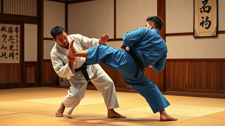 karate edge gurnee Intense judo techniques demonstrated by blue and white gi practitioners in a traditional dojo.
