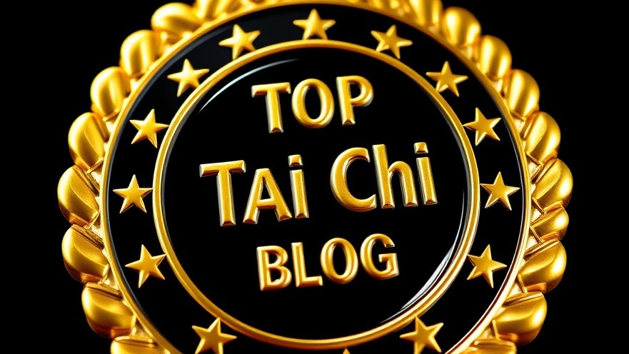 Glossy gold medal emblem celebrating tai chi benefits in Gurnee fitness classes