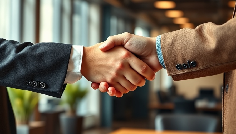 Handshake between professionals, symbolizing Bold Penguin acquiring SquareRisk.