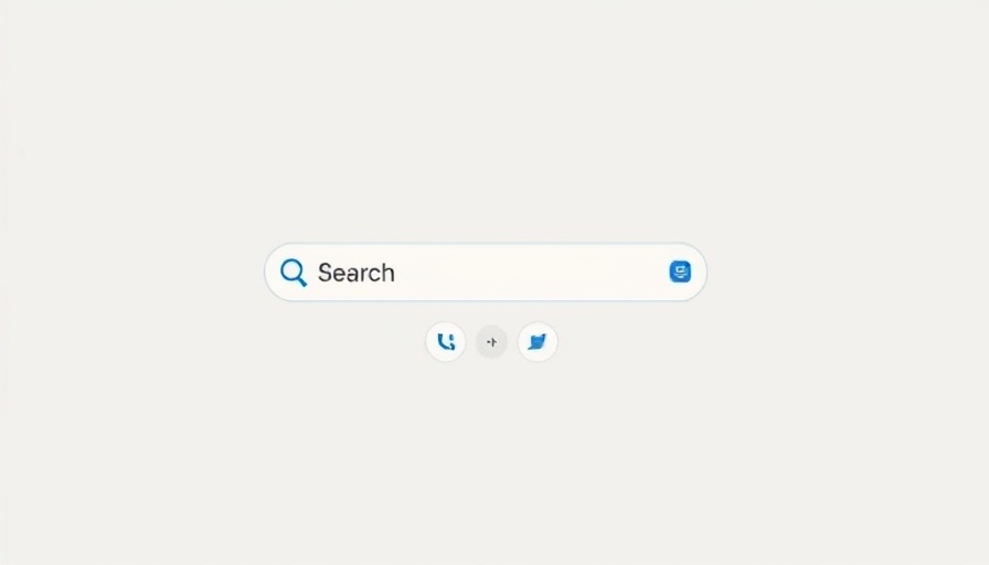 Digital mockup of Google Search Ads Redesign interface.