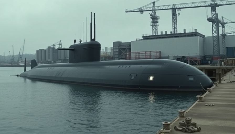 HMS Agamemnon ready at industrial port before first dive, overcast sky.