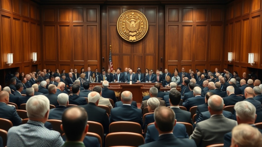 IMO Net-Zero Framework Delay meeting in grand hall with executives discussing.
