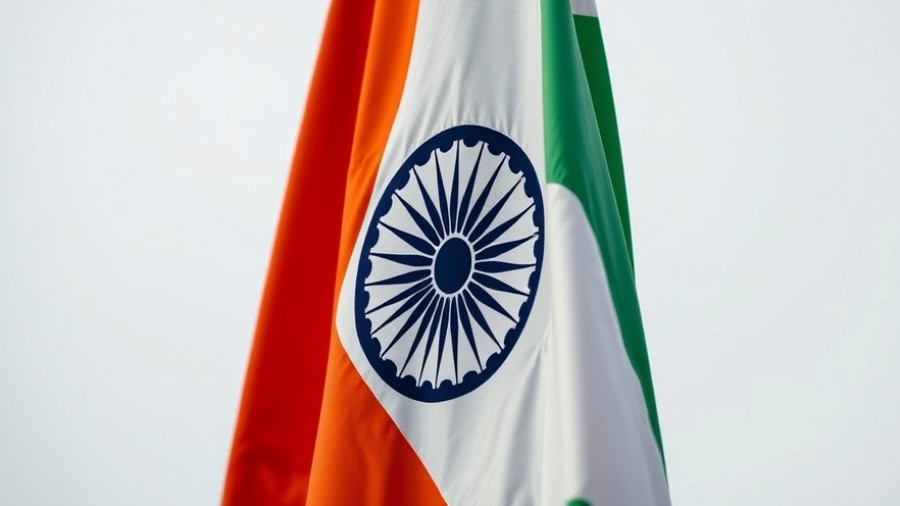 Close-up of Indian flag symbolizing early-stage investments in Indian startups.