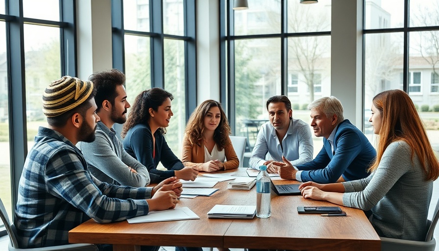 Meeting room with professionals enhancing productivity.